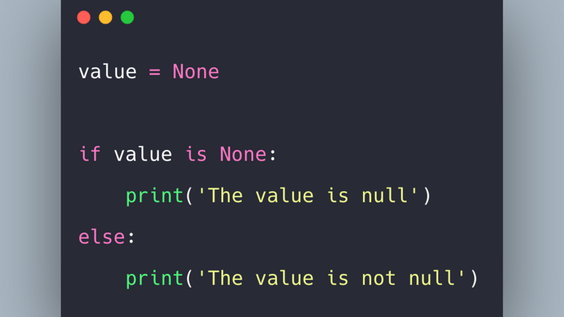 Null Object In Python Example Python Null Value Tutorial 1280x720