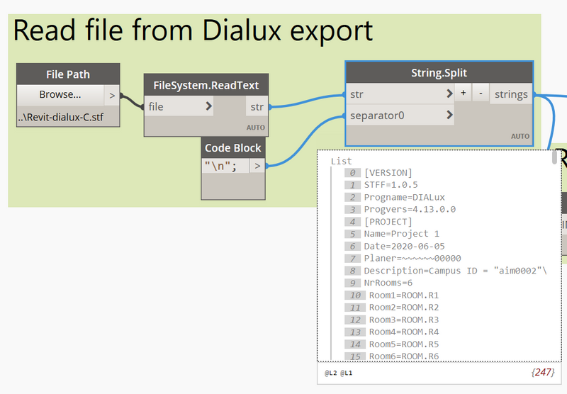 Dialux importfromfile